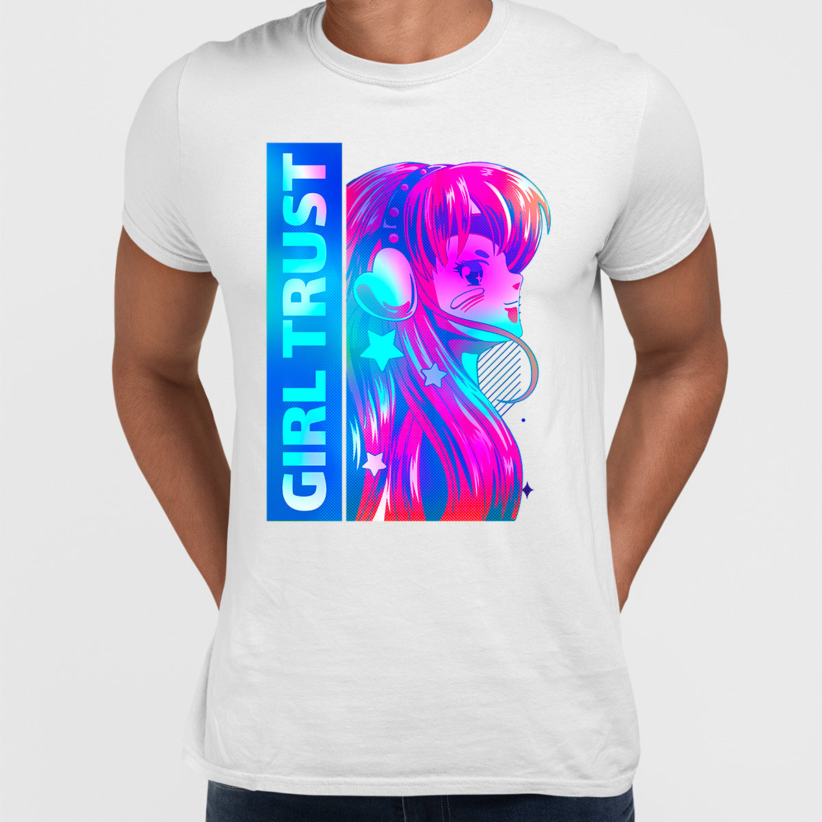 Manga Japanese - Girl Trust Anime T-shirt for Japanese culture lovers - Kuzi Tees