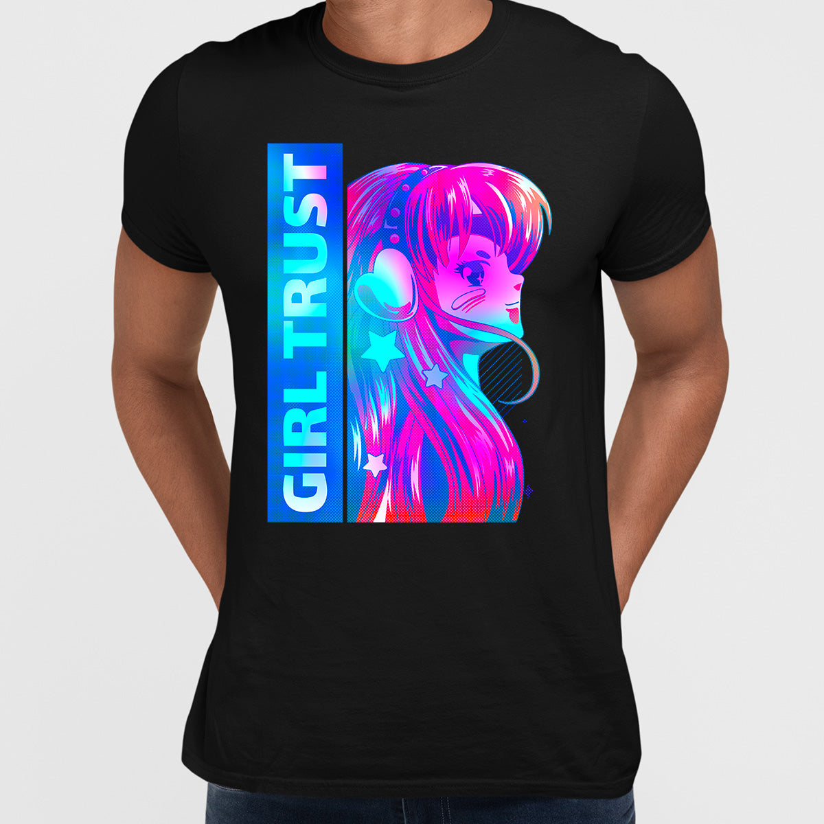 Manga Japanese - Girl Trust Anime T-shirt for Japanese culture lovers - Kuzi Tees