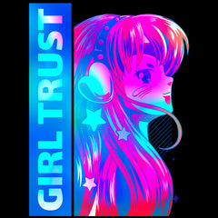 Manga Japanese - Girl Trust Anime T-shirt for Japanese culture lovers - Kuzi Tees