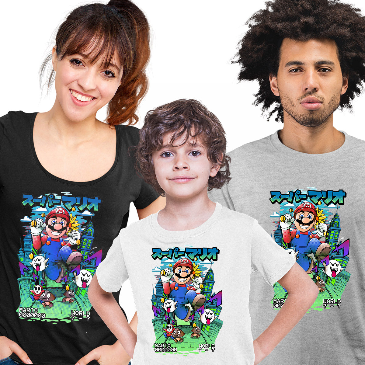 Super Mario Bros Run Nostalgia Gaming T-shirt