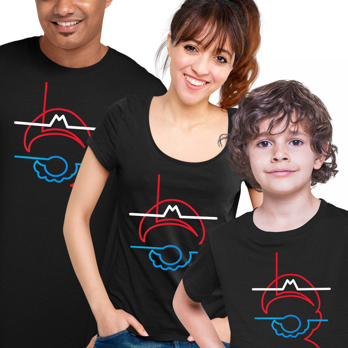 Super Mario One line drawing Movie T-shirt