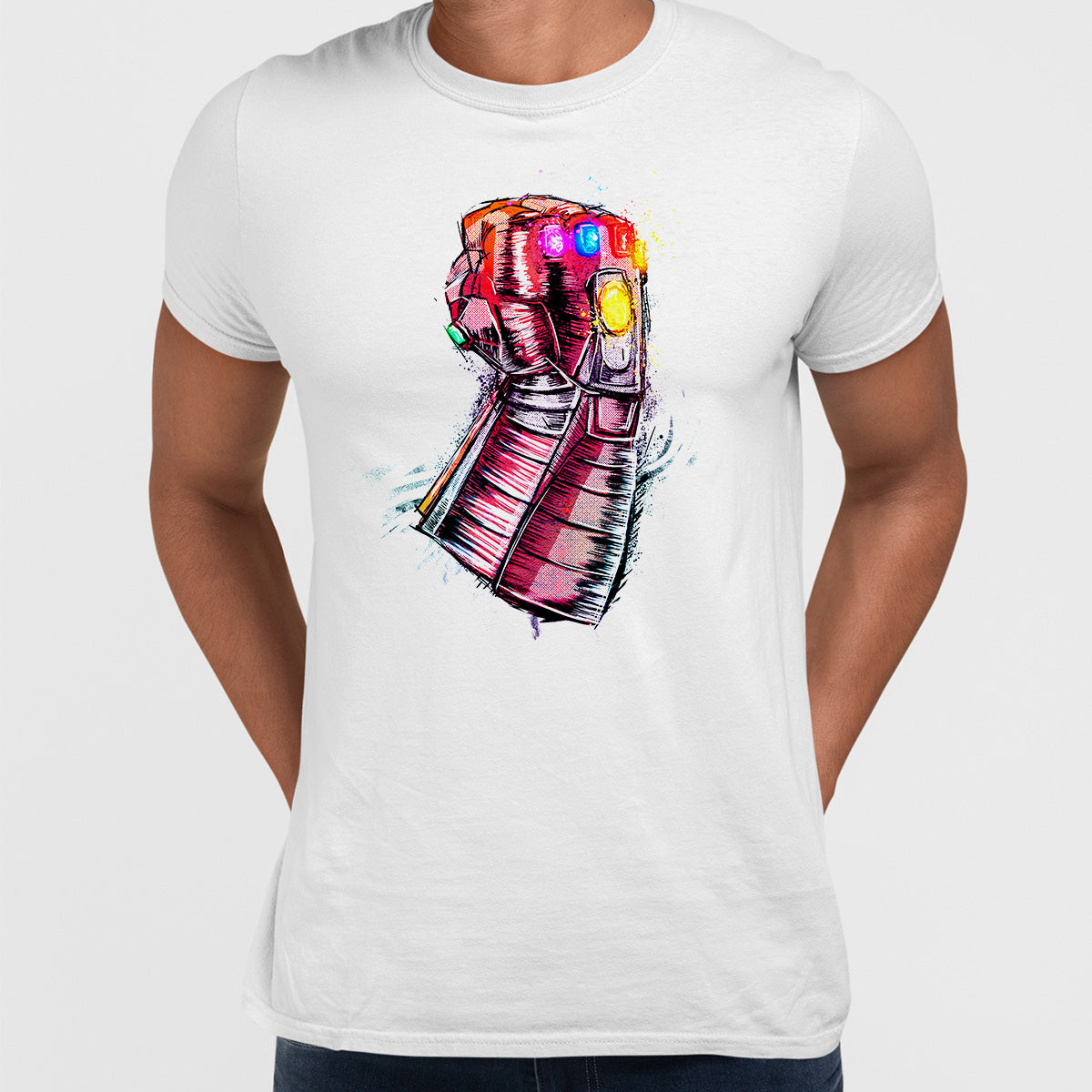 Marvel Avengers Endgame United Graphic T-Shirt Thanos Glove - Kuzi Tees