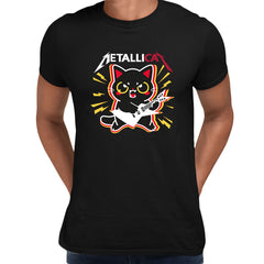 Metalicat T-shirt Funny Cat With the Guitar TV series - Kuzi Tees