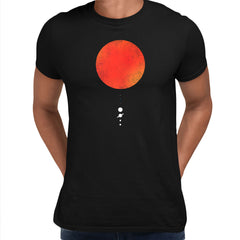 Minimal Solar System Space Nasa Planets Universe Gift Design Unisex T-shirt - Kuzi Tees