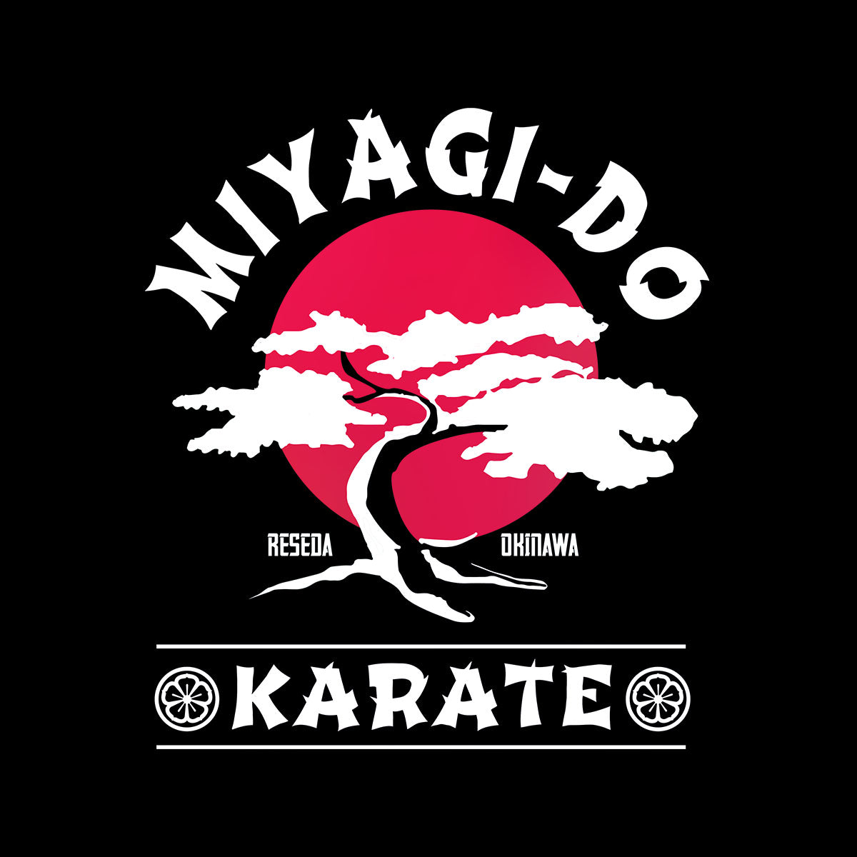 New MIYAGI DO Karate Bonsai Tree T-Shirt KARATE KID MARTIAL ARTS JAPAN FIGHTER Kids T-Shirt - Kuzi Tees