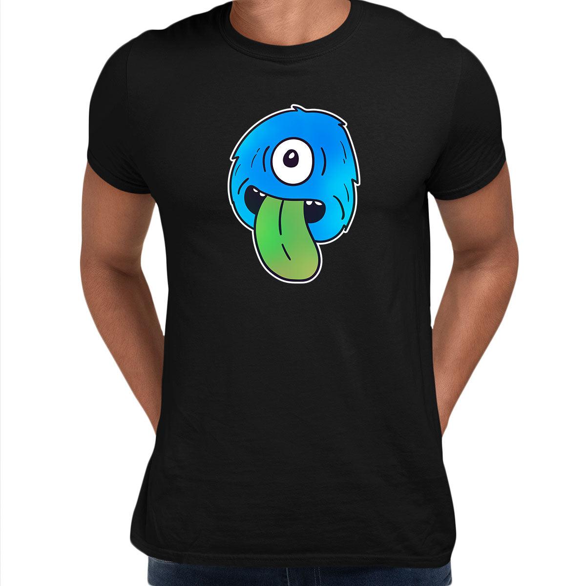 Cookie Monster Scary Eye Funny Gift Drawing Men Printed Unisex T-Shirt - Kuzi Tees