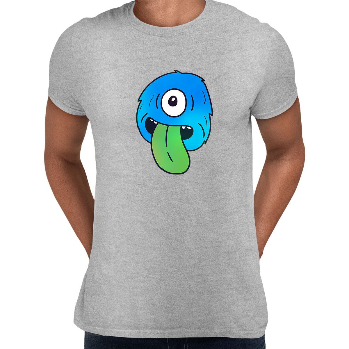 Cookie Monster Scary Eye Funny Gift Drawing Men Printed Unisex T-Shirt - Kuzi Tees