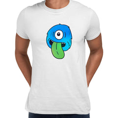 Cookie Monster Scary Eye Funny Gift Drawing Men Printed Unisex T-Shirt - Kuzi Tees