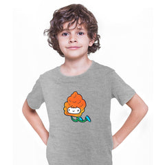 Cookie Flying Monster Scary Hair Funny Gift Drawing Kids Printed T-Shirt for Kids - Kuzi Tees