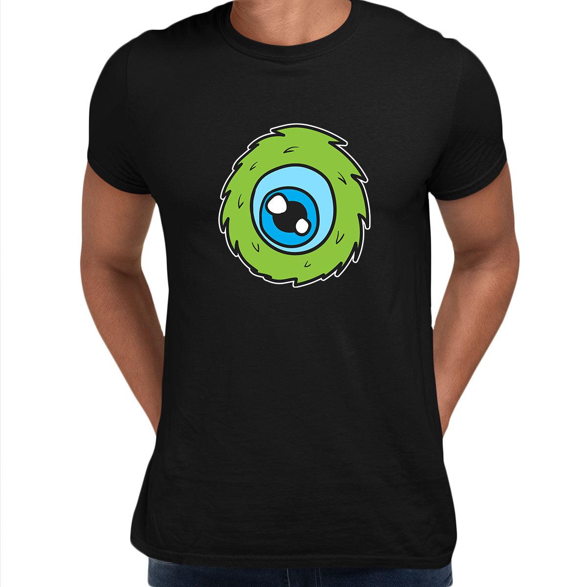 Cookie Green Tongue Monster Eye Funny Gift Drawing Men Printed Unisex T-Shirt - Kuzi Tees