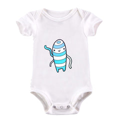 Mummy Monster Scary Eye Funny Gift Drawing Printed Baby & Toddler Body Suit - Kuzi Tees