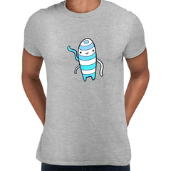 Mummy Monster Scary Eye Funny Gift Drawing Men Printed Unisex T-Shirt - Kuzi Tees