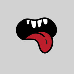 Open Mouth Monster Scary Eye Funny Gift Drawing Printed Baby & Toddler Body Suit - Kuzi Tees