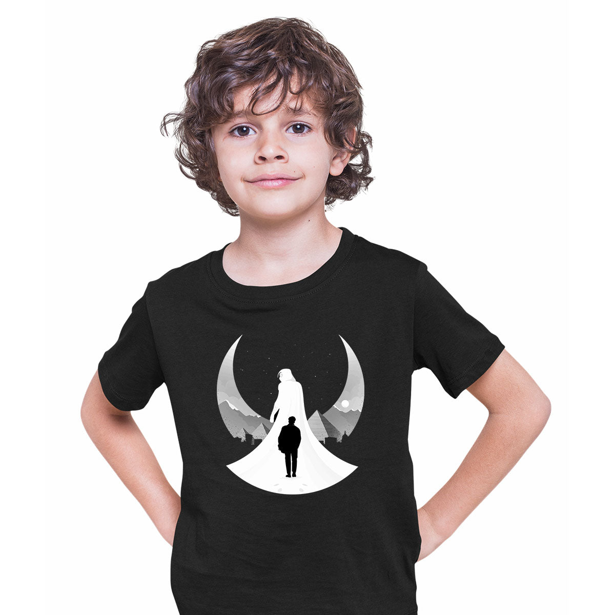 Moon Knight Kids T-Shirt Marc Spector Khonshu Designer Tee - Kuzi Tees