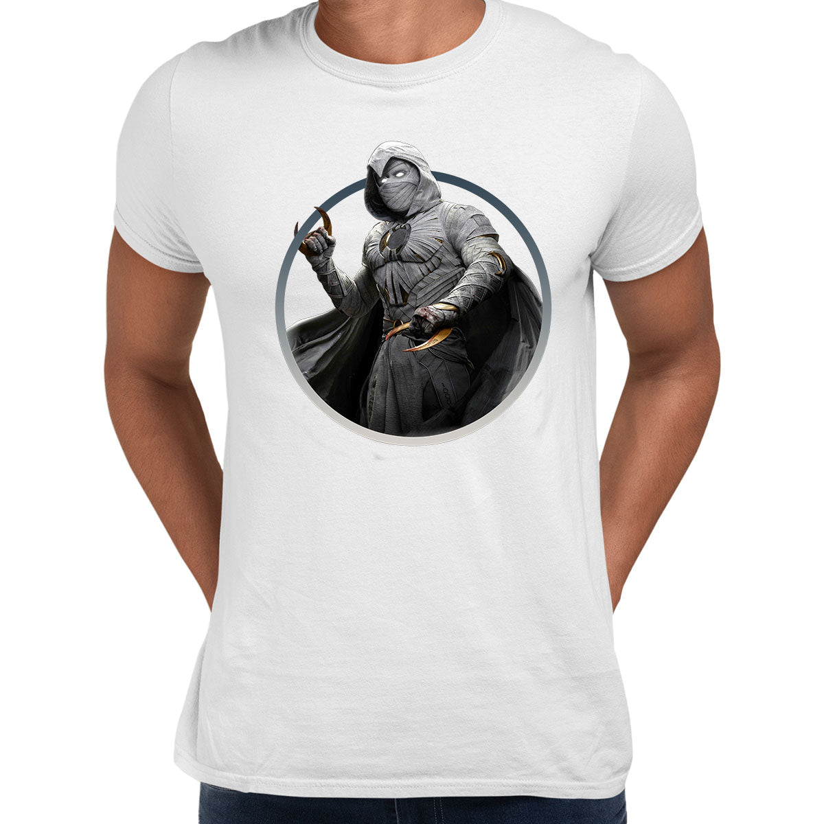 New Moon Knight T-shirt Crusader Marvel TV series Adult Tee - Kuzi Tees