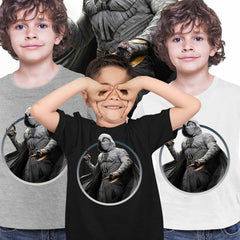 New Moon Knight T-shirt Crusader Marvel Tees for Kids - Kuzi Tees