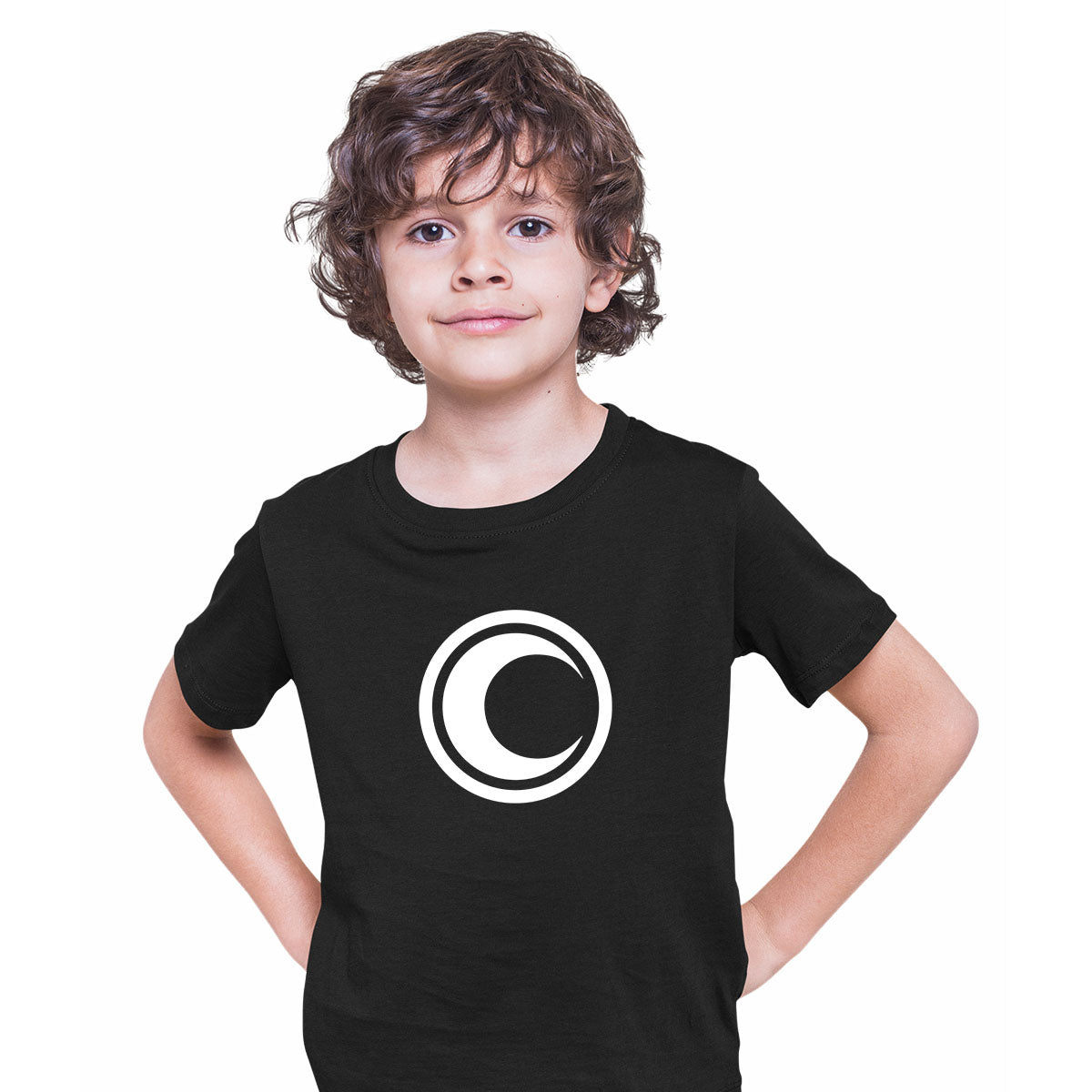 Moon Knight Symbol T-shirt Crusader Marvel TV series Tees for Kids - Kuzi Tees