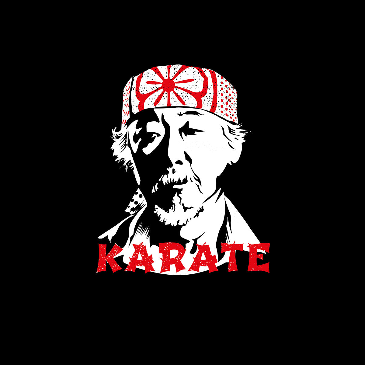 Mr Miyagi Karate Kid 80s Cult Movie Unisex T-Shirt - Kuzi Tees