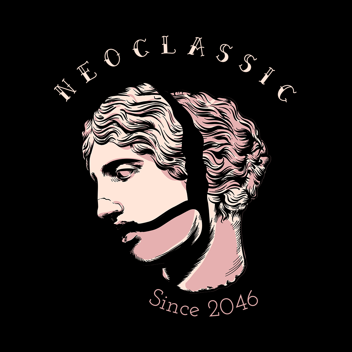 NeoClassic Unique Antic Sculpture Abstract Unisex T-shirt - Kuzi Tees