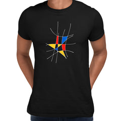 Mondrian Art Tee Typography Unisex T-shirt - Kuzi Tees