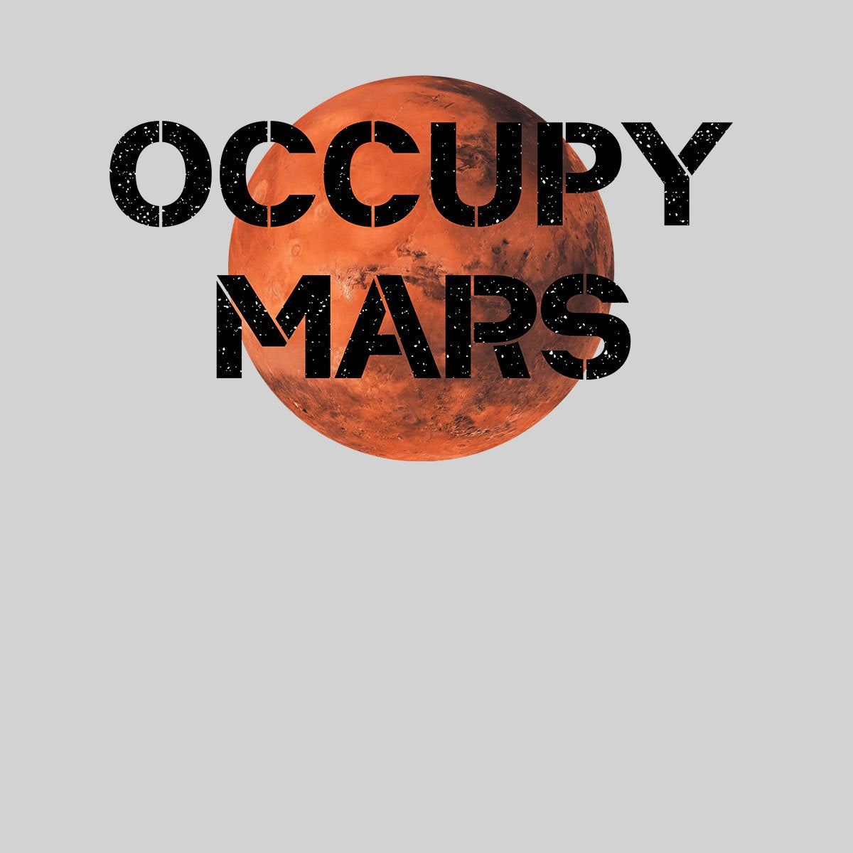 Occupy Mars Red Planet Landing 2021 Nasa perseverance White M Unisex T-Shirt - Discounted - Kuzi Tees