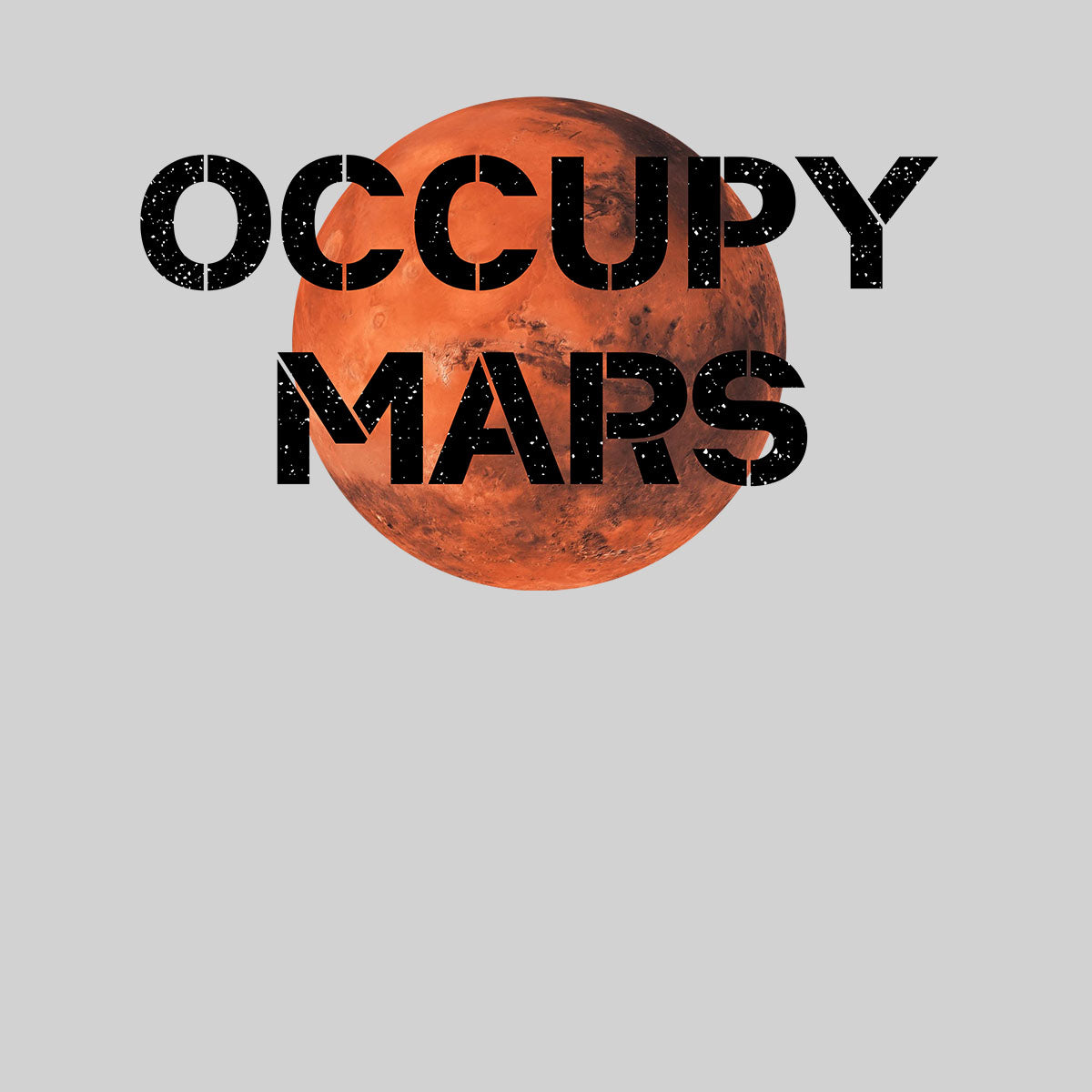 Occupy Mars Red Planet Landing 2021 Nasa perseverance Unisex T-shirt - Kuzi Tees