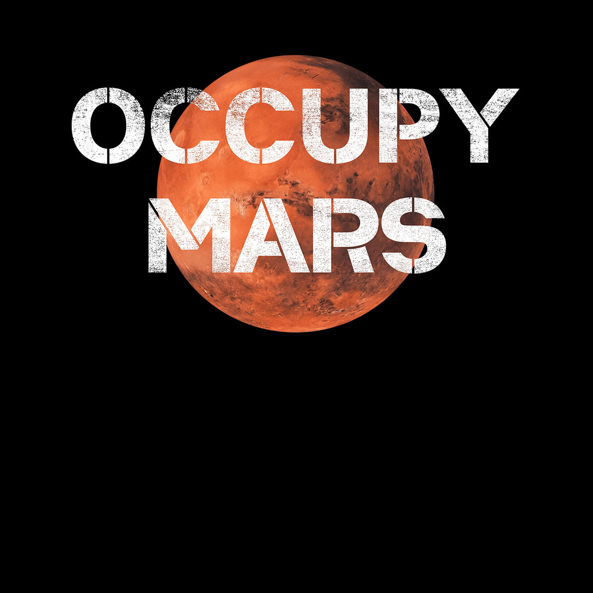 Occupy Mars Red Planet Landing 2021 Nasa perseverance Unisex T-shirt - Kuzi Tees