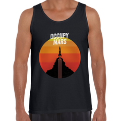 Occupy MARS Nasa Space Project SpaceX Rocket Stars Tank Top - Kuzi Tees