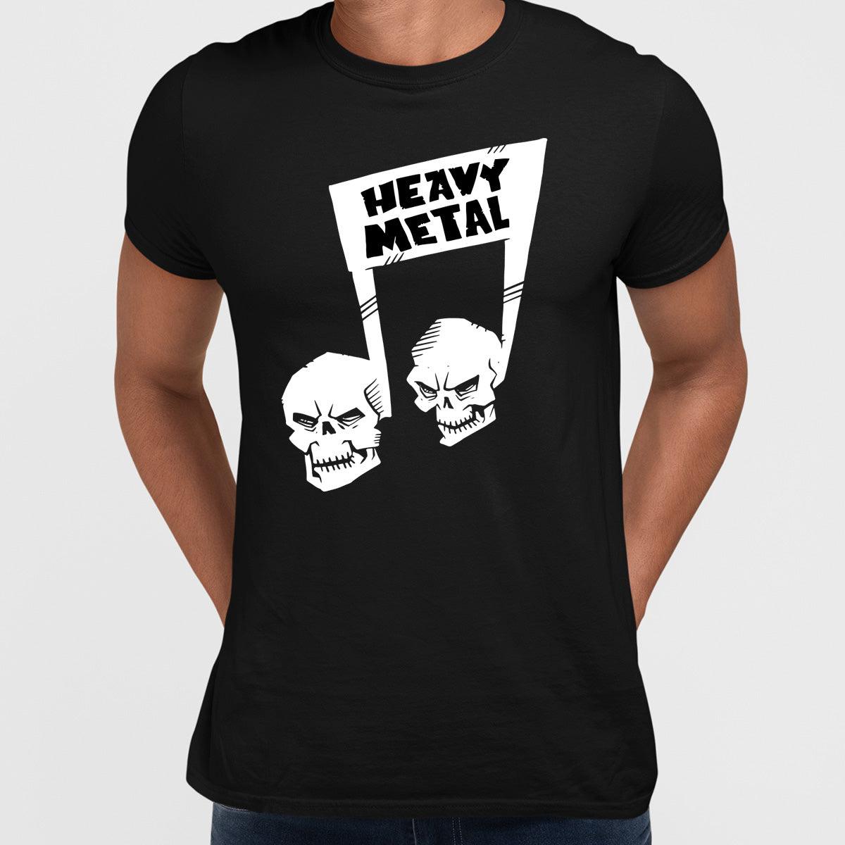 Heavy Metal Skull Notes - Kuzi Tees