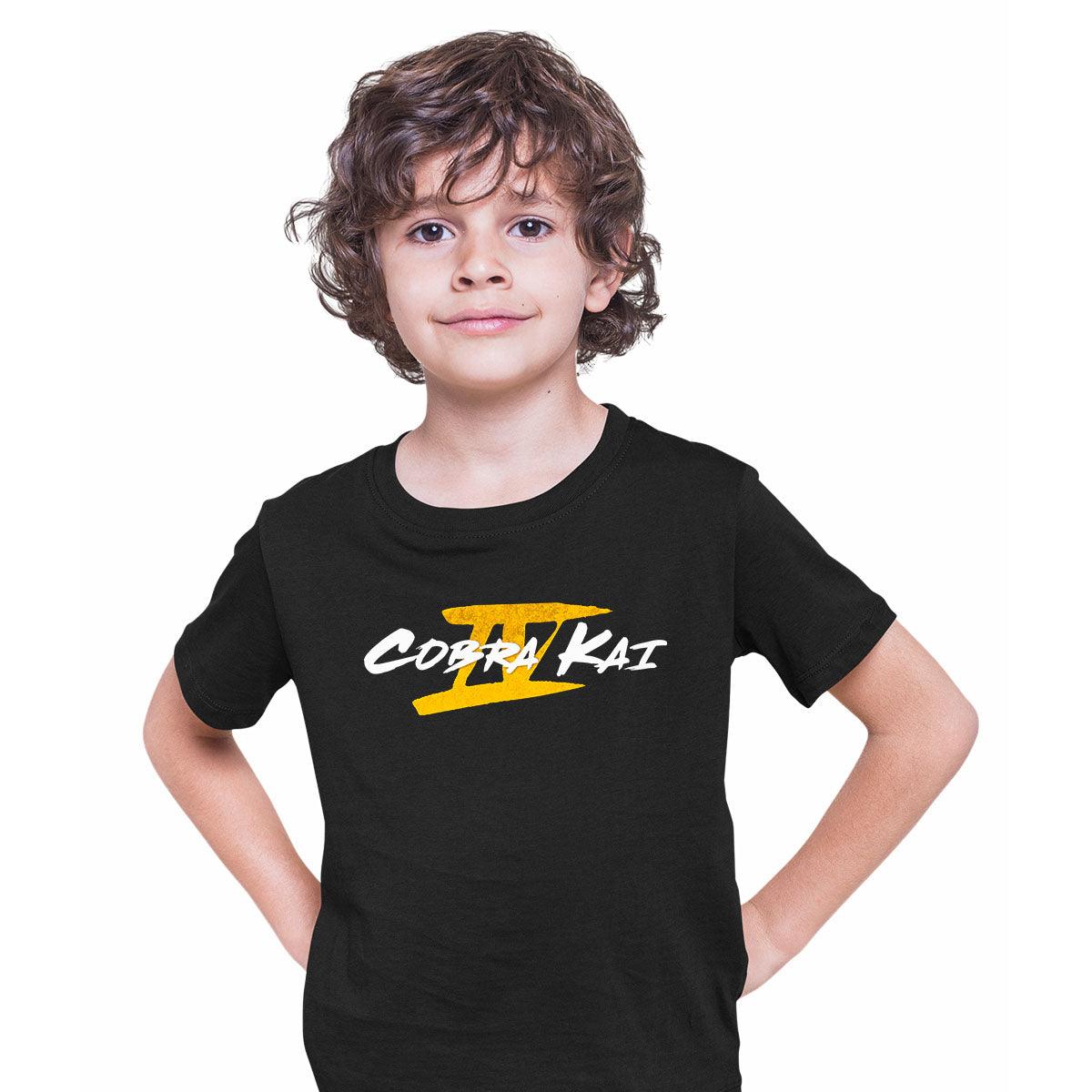 Cobra Kai Logo 4 series Tee Karate Kid Movie Kung Fu Martial Arts Gift T-shirt for Kids - Kuzi Tees