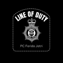 Line of duty - PC Farida Jatri Mens Printed BBC TV Series 6 T-Shirt Inspired By Police Logo Unisex T-Shirt - Kuzi Tees