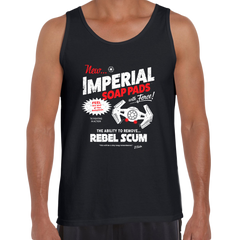 Star Wars Funny Tank Top Imperial Tie Fighter Vader Mens Geeks Shirt - Kuzi Tees