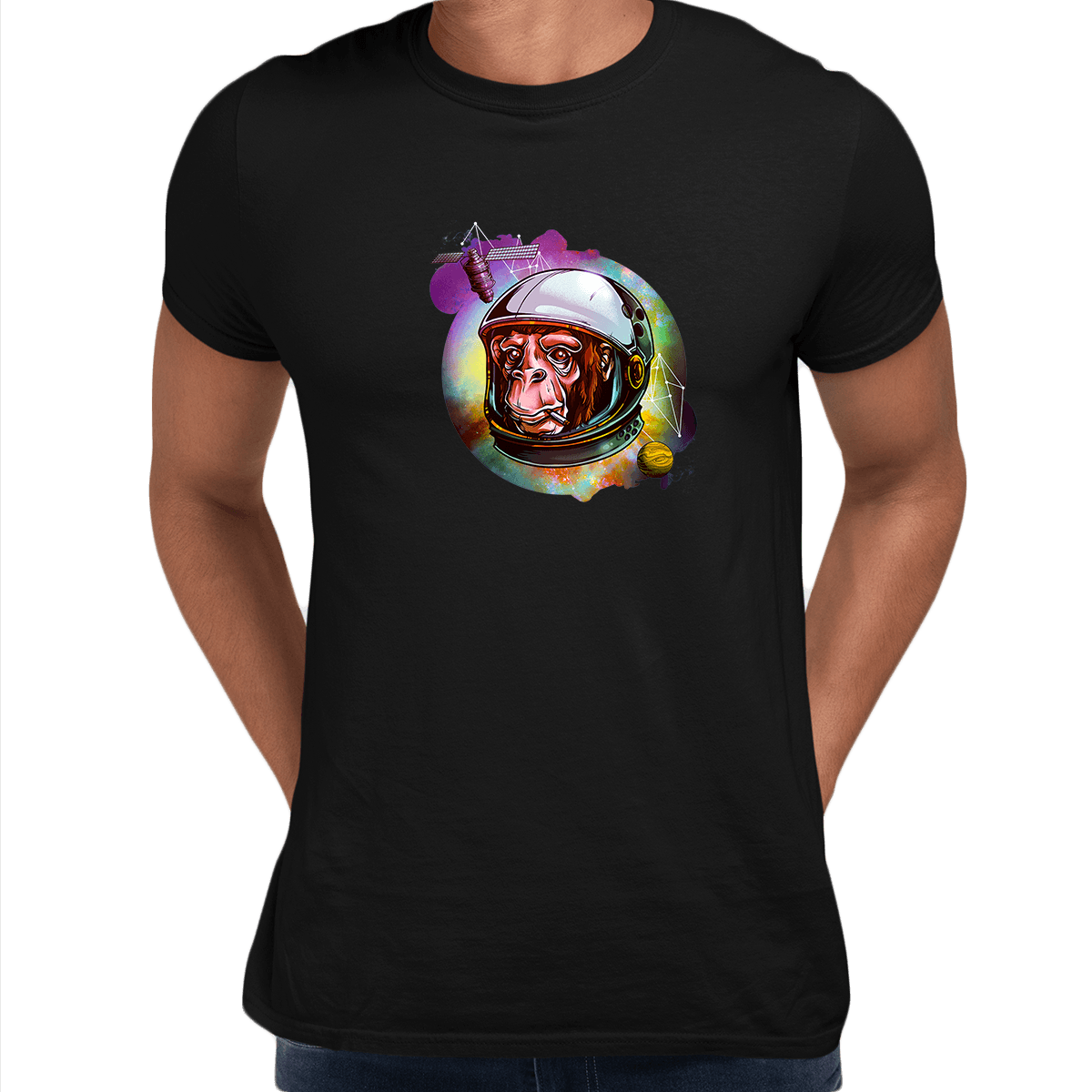 Awesome Cosmic Chimp T-Shirt with an Attitude - Kuzi Tees