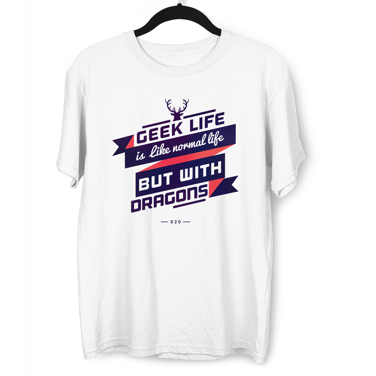 Geek Life Is Like Normal Life But With Dragons T-shirts With An Attitude - Kuzi Tees