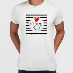 Valentine heart special design you and me Unisex T-shirt - Kuzi Tees