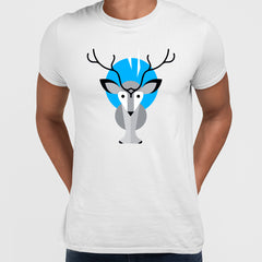 Minimal Cute Arctic Reindeer Ice Cave T-Shirt Design - Kuzi Tees