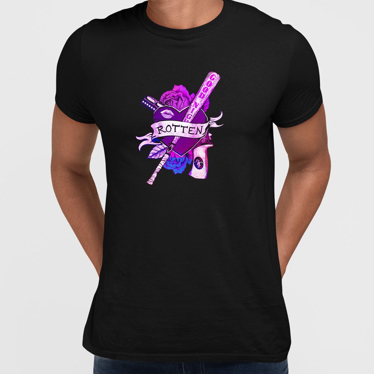 Harley Quinn With Baseball Bat T-Shirt - Kuzi Tees