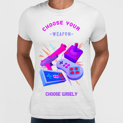 Choose Your Gaming Controller - Choose Wisely Old Fashioned Computer Gaming - Kuzi Tees