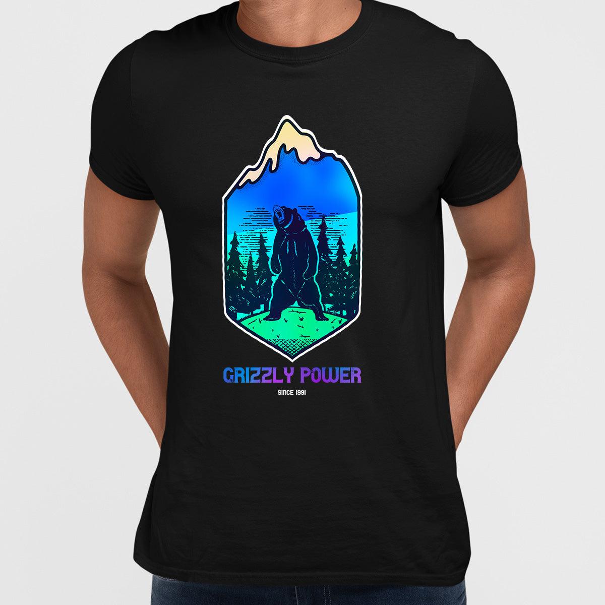 Grizzly Power - Since 1991 - Great Outdoor T-shirt - Kuzi Tees