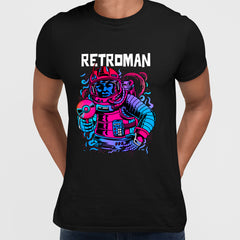 Retroman Retro character - Old Fashioned Computer Gaming Character - Kuzi Tees