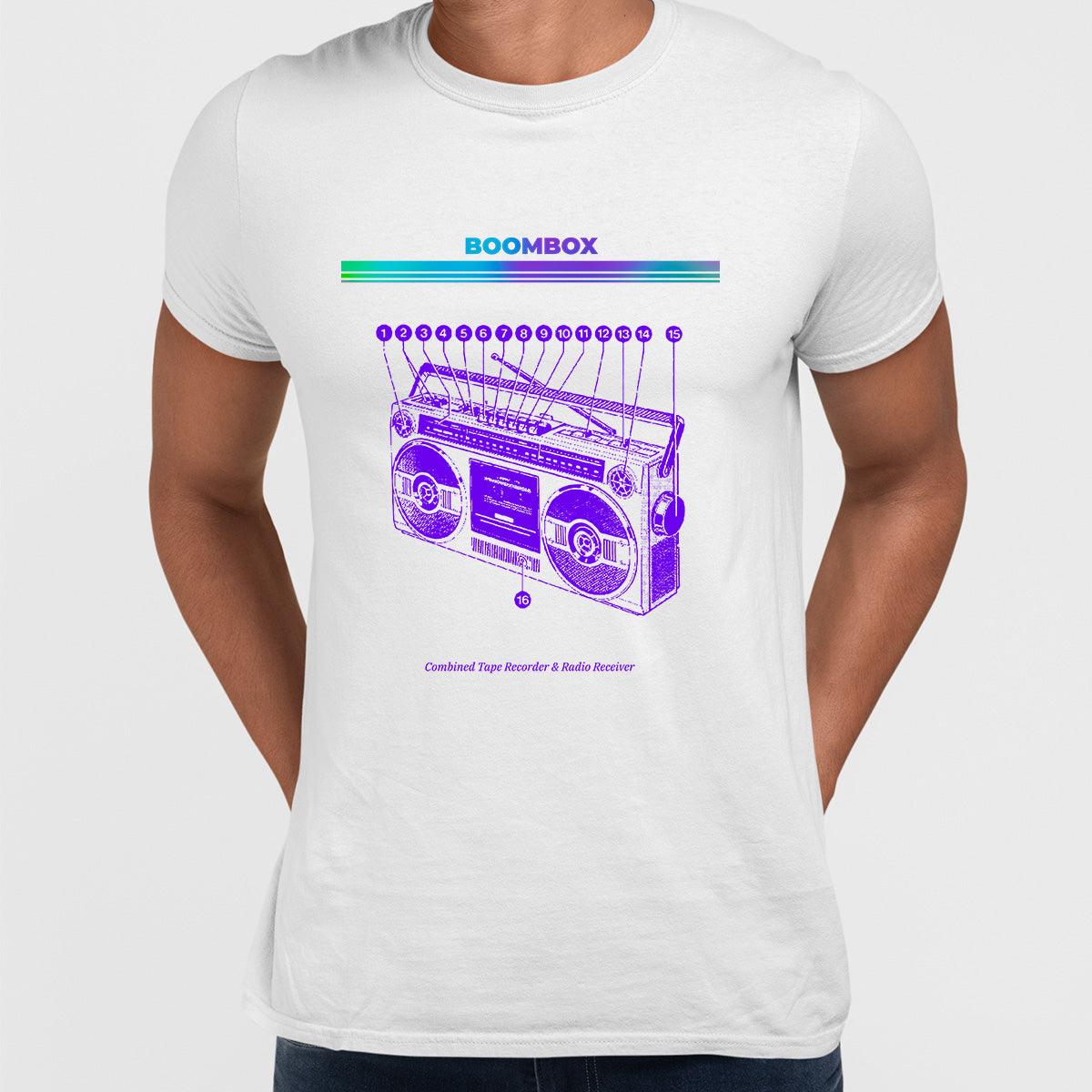 Boombox-combined tape recorder and radio receiver - Old Fashioned Music Player - Kuzi Tees