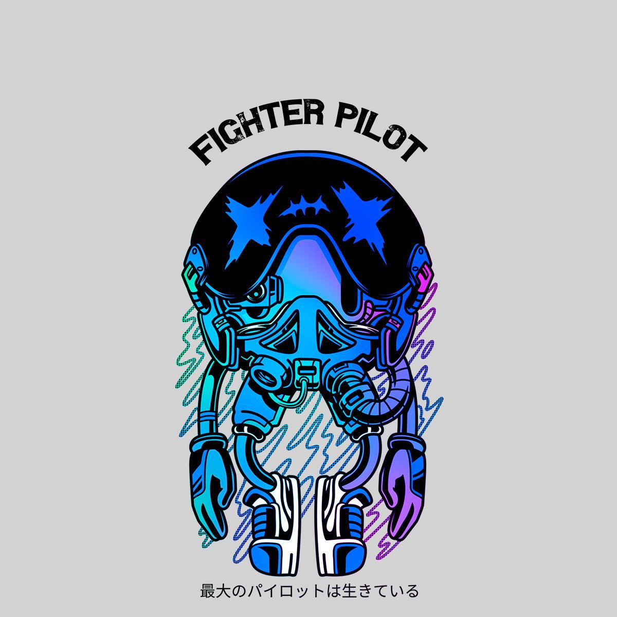 Fighter pilot retro game - Nostalgia T-Shirt 80' - Kuzi Tees