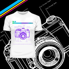 Nikon SLR Old Fashioned Photographer - Nostalgia T-Shirt 80' - Kuzi Tees