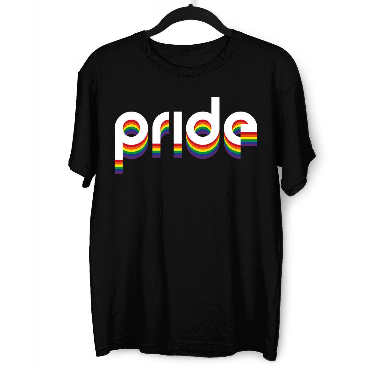 Gay Pride LGBT Rainbow Lesbian Festival Slogan Straight Bi Community T-Shirt - Kuzi Tees