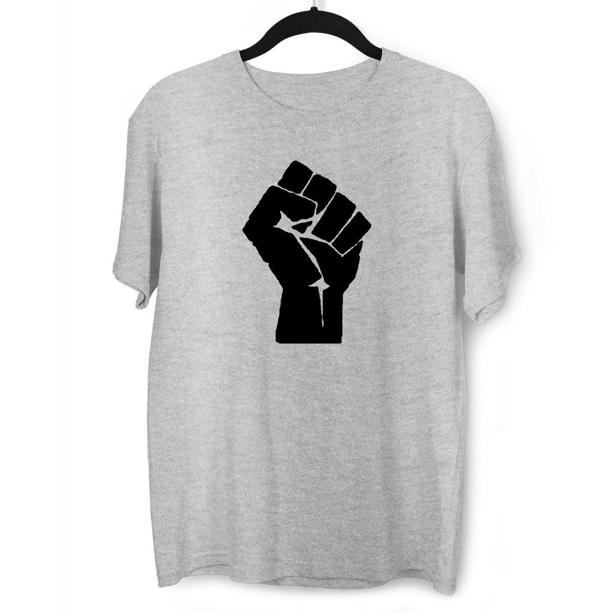 Black Lives Matter Take Action Black, White & Grey T-Shirt - Kuzi Tees
