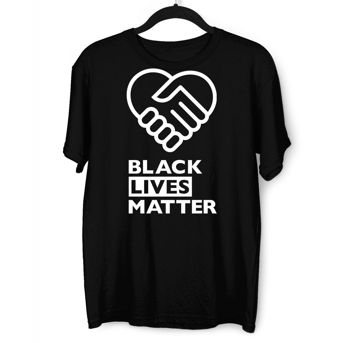 Black Lives Matter Global Network Black, White & Grey T-Shirt - Kuzi Tees