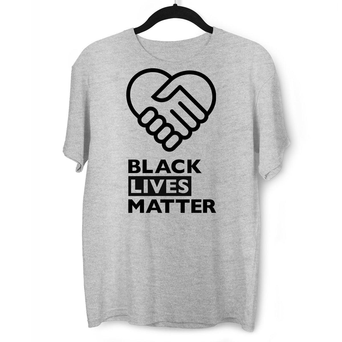 Black Lives Matter Global Network Black, White & Grey T-Shirt - Kuzi Tees