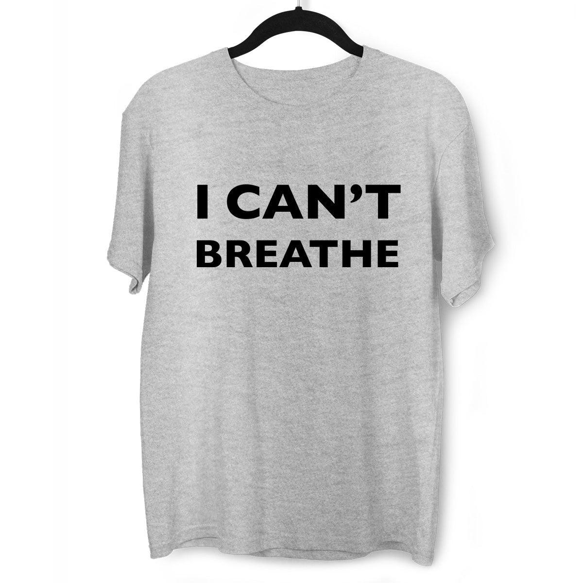 I can't Breathe - Black lives matter Black, White & Grey T-Shirt - Kuzi Tees