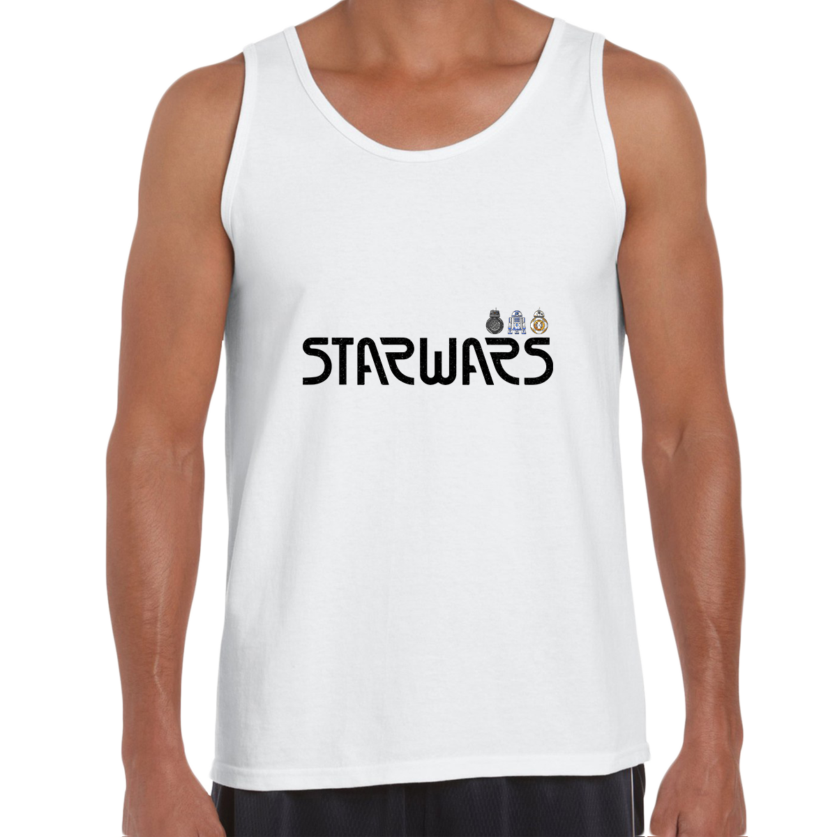 StarWars Droids Crew Neck T-Shirt R2D2 BB8 BB9E - Kuzi Tees
