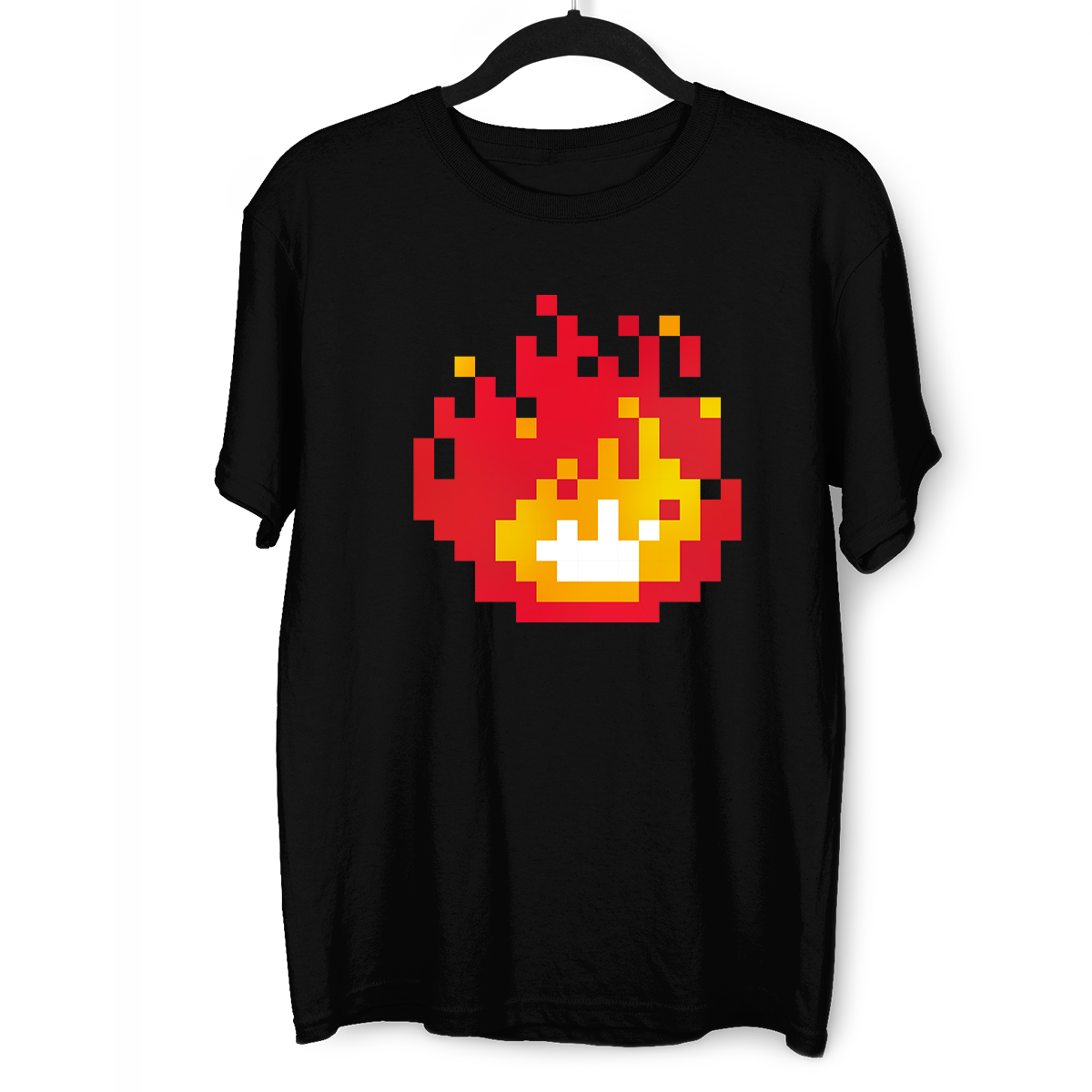 Minecraft Fireplace Amazing Crew Neck T-shirt & Tank Top For Online Game Geeks - Kuzi Tees